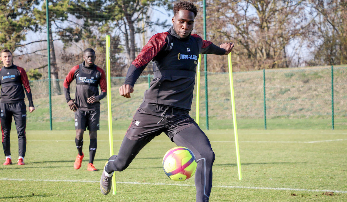 Boulaye Dia à l'entraînement