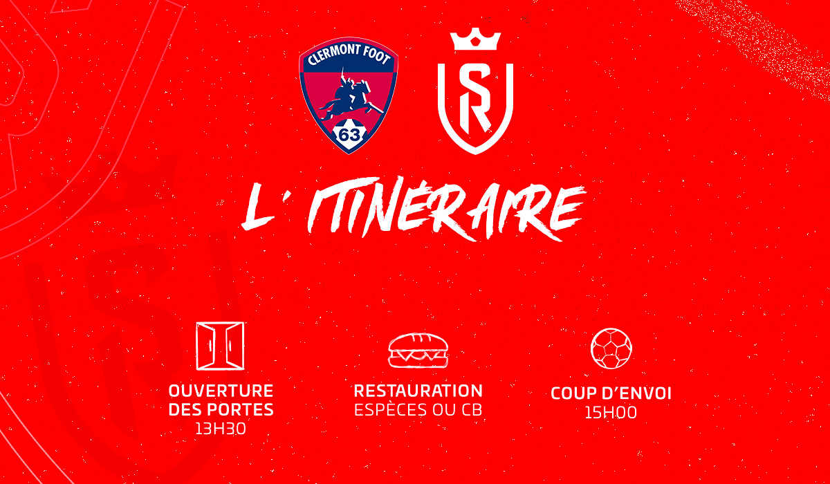 CF63-SDR - L'itinéraire du match