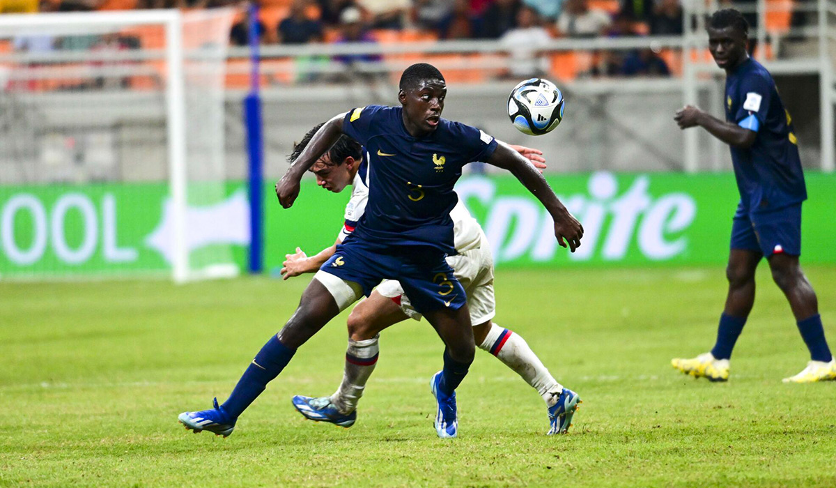 Nhoa Sangui lors de la Coupe du Monde U17 / Crédit : Xinhua - Icon Sport