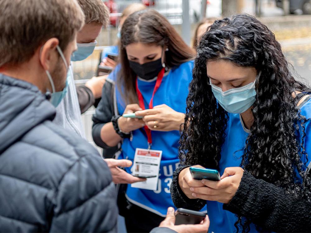 Accès Delaune pass vaccinal 