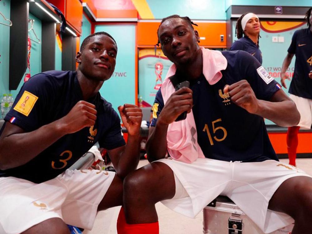 Nhoa Sangui et Arthur Tchaptchet