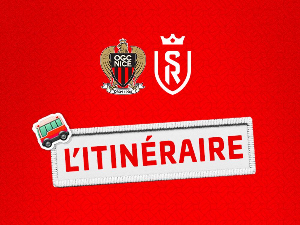 L'itinéraire pour se rendre à Nice ! 