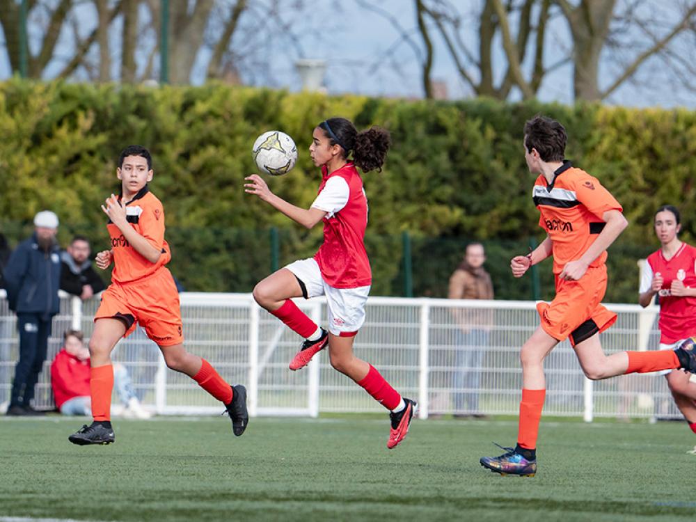 U14 féminines du Stade de Reims / Crédit photo : Nathalie Querouil
