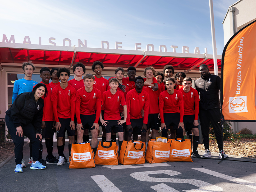 Nos U17 agissent en faveur des Banques Alimentaires